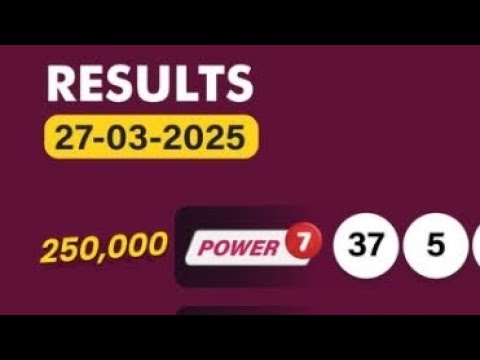 uwinn lottery result today 27/03/2025 Thursday power7 Grand6 max3 4you spin5 U winn Result