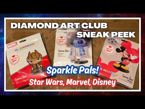 DAC Sneak Peek - Star Wars, Marvel, and Disney Minis! Sparkle Pals Unboxing